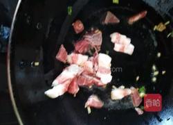 蒜苔炒肉的做法图解3