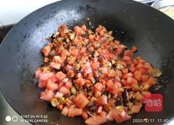 香菇鸡蛋酱菠菜面的做法图解4