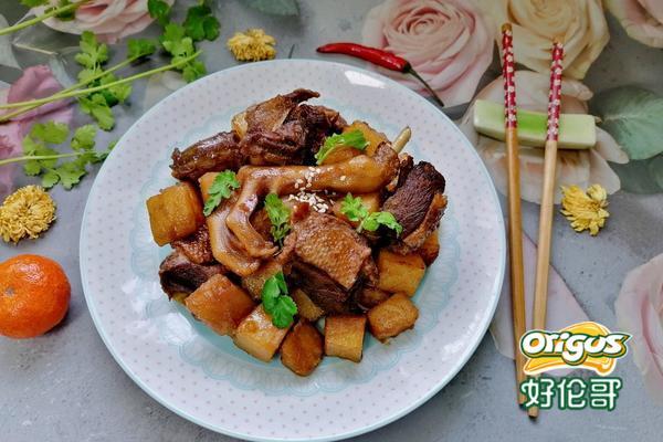 土豆炖鸭肉