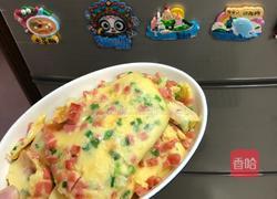 火腿肠葱花鸡蛋饼的做法图解10