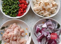 家常尖椒鸡丁的做法图解2