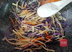 干煸双色土豆丝的做法图解8