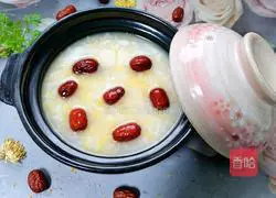 Illustration of how to make corn dregs porridge 12