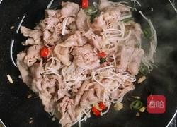 芝麻酱肥牛金针菇的做法图解5
