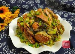 毛豆炒螃蟹的做法图解13
