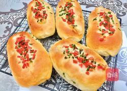 香葱火腿肉松面包的做法图解15