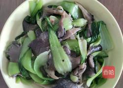 平菇油菜的做法图解4
