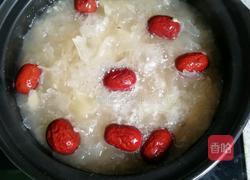 银耳莲子雪梨羹(砂锅版)的做法图解4