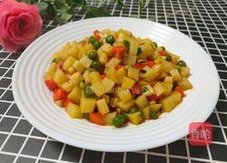 茭白土豆丁的做法图解8