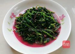 蒜末红苋菜的做法图解6