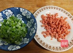 葱香火腿花卷的做法图解1