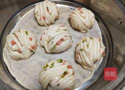 葱香火腿花卷的做法图解13