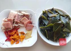 海带炒肉片的做法图解1