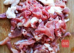 家常芥菜丝咸菜炒肉丝的做法图解2