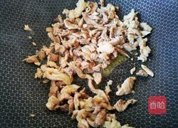 家常芥菜丝咸菜炒肉丝的做法图解3