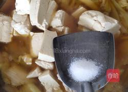 白菜炖豆腐的做法图解4