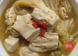 白菜炖豆腐的做法图解5