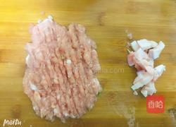 肉沫平菇的做法图解1