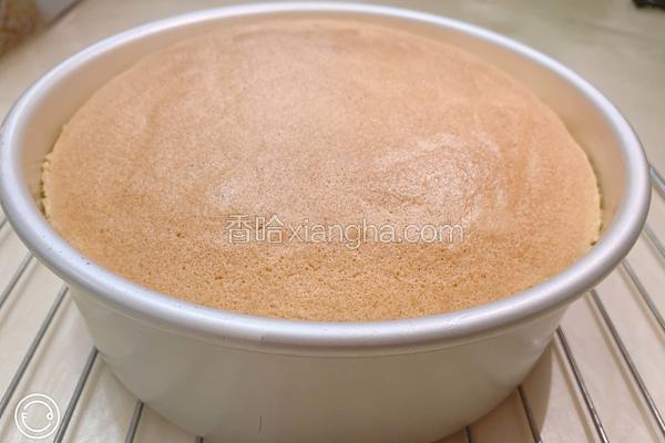 八寸戚风蛋糕,仅5样材料