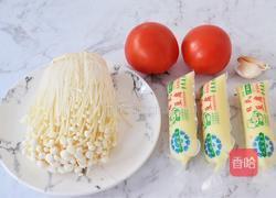 番茄日本豆腐金针菇便当的做法图解1