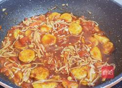 番茄日本豆腐金针菇便当的做法图解17