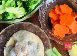 西蘭花炒蝦仁的做法图解8