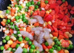 菠萝咖哩炒饭的做法图解8