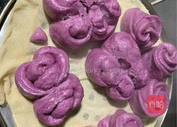 紫薯玫瑰花馒头的做法图解24