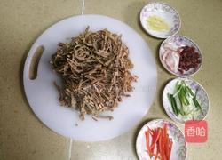 肉丝煨笋干的做法图解4