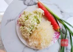 银耳炒菜花的做法图解1