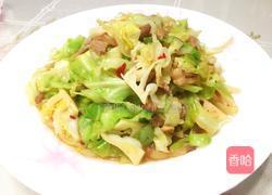 包心菜炒肉的做法图解10