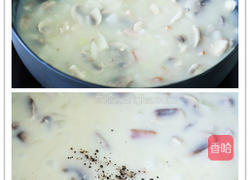 鸡茸奶油蘑菇汤的做法图解3