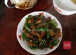 青椒炒牛肚的做法图解10