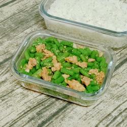 豆角肉沫便当的做法[图]