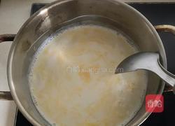 牛奶鸡蛋醪糟的做法图解3