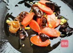 西兰花木耳炒火腿的做法图解7