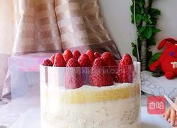 ins草莓花束蛋糕的做法图解3