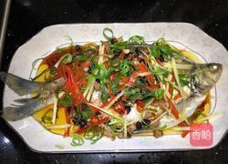 豆豉蒸武昌鱼的做法图解8