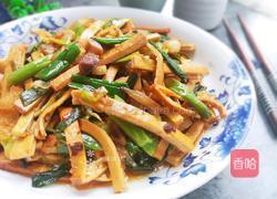 蒜苗炒香干的做法图解15