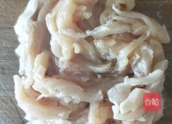 肉丝蒜黄的做法图解2