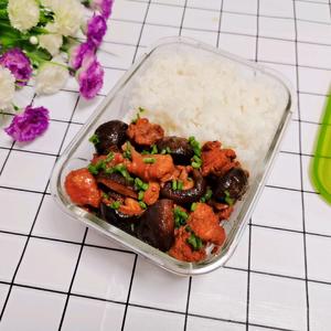 香菇鸡便当