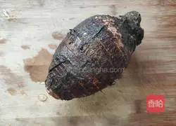 Illustration of how to make steamed Lipu taro 1
