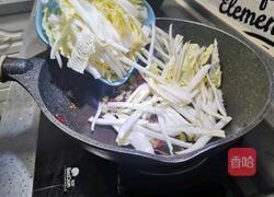 酸辣白菜便当的做法图解5