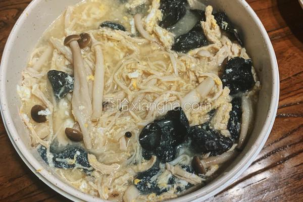 鸡丝儿蘑菇汤