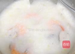 香菇芹菜虾粥的做法图解4
