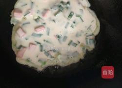 韭菜火腿鸡蛋饼的做法图解4
