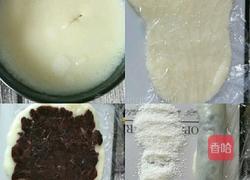 椰蓉豆沙糯米卷的做法图解2