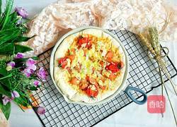 桂花火腿肠披萨的做法图解15