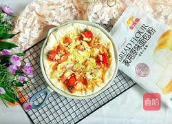 桂花火腿肠披萨的做法图解13