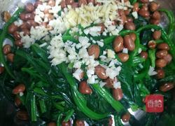 比店里都好吃的经典快手菜老醋花生菠菜的做法图解5